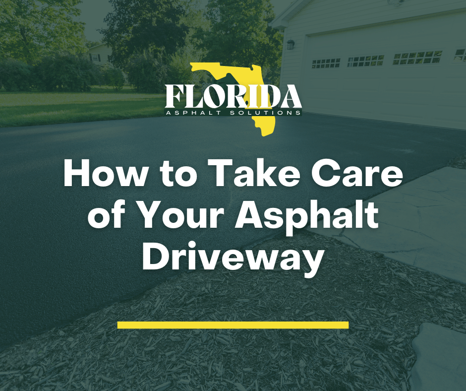 How to Take Care of Your Asphalt Driveway in Florida's Climate